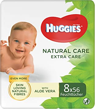 Huggies® Natural Biodegradable Feuchte Babypflege-Tücher