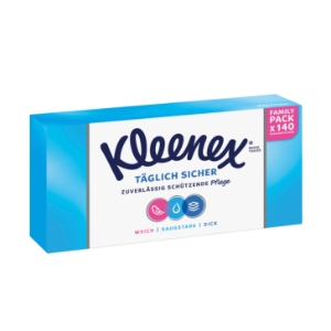 Produktinformationen "Kleenex® Täglich Sicher Taschentuchbox"