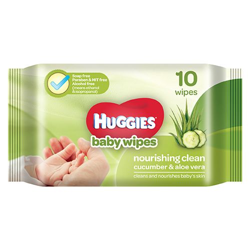 Huggies® Natural Biodegradable Feuchte Babypflege-Tücher