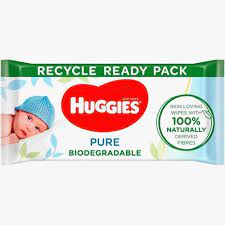 Huggies® Natural Biodegradable Feuchte Babypflege-Tücher